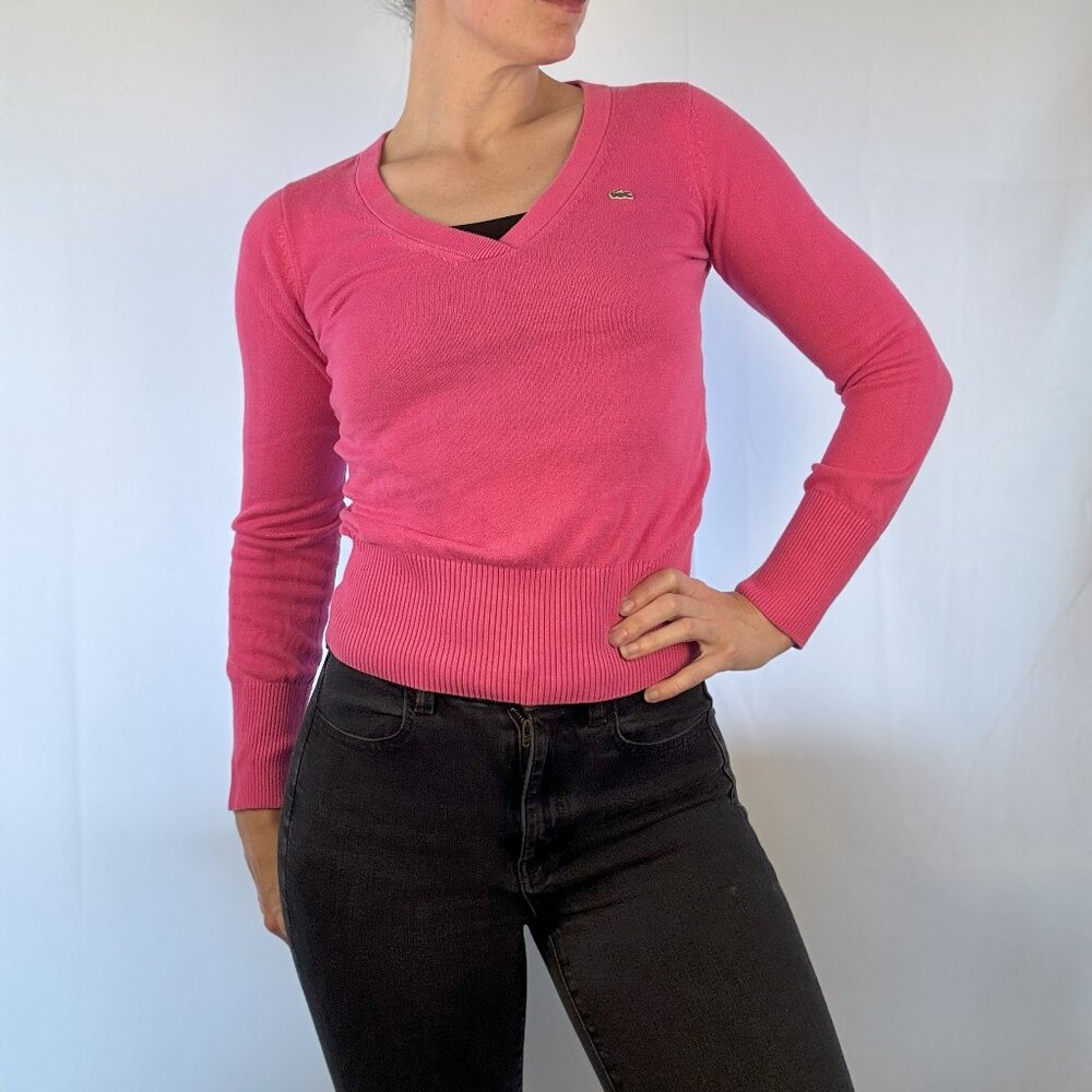 Lacoste Pink Sweater
